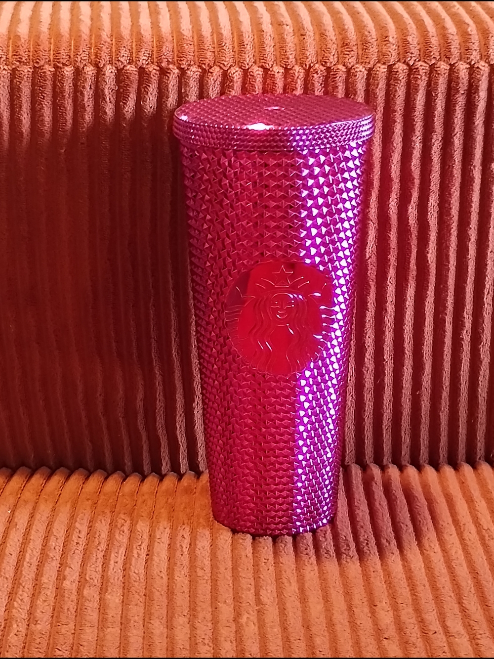 Starbucks Hot Pink Studded Travel Tumbler